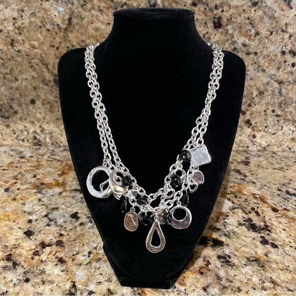 Double link charm style necklace - Picture 1 of 4